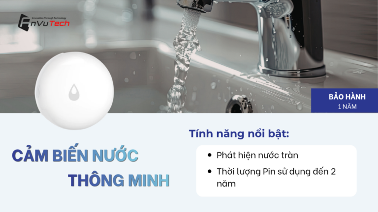 Cảm biến mực nước T1 tiện lơi cho nhà thông minh