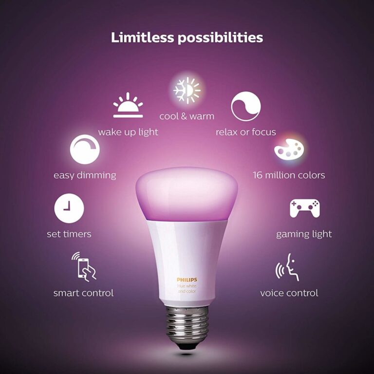 Đèn thông minh Philips Hue White and Color Ambiance E27