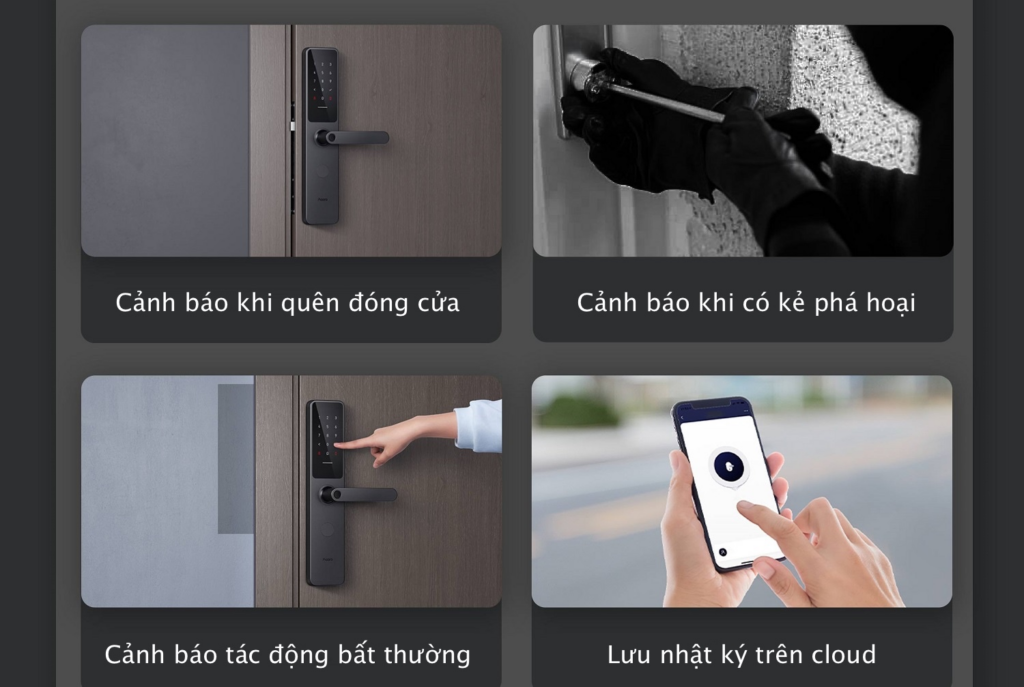 Các ngữ cảnh giúp tăng tính bảo mật khi sử dụng khóa thông minh