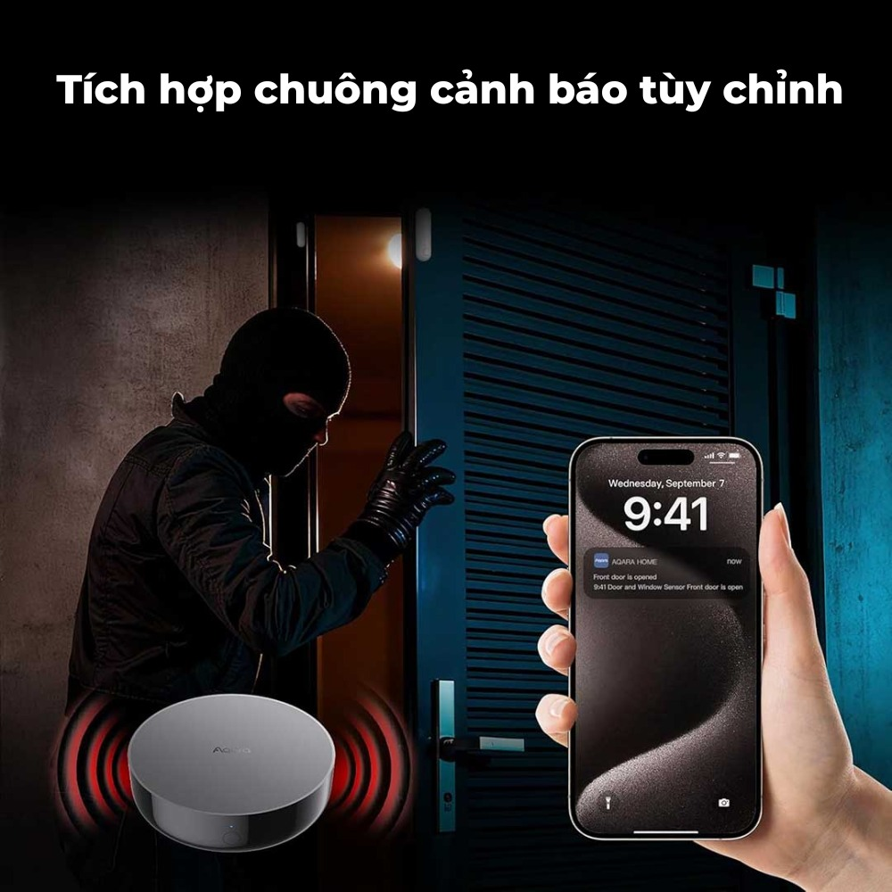 Aqara Hub M2 cso tích hhopjw chuông báo trộm