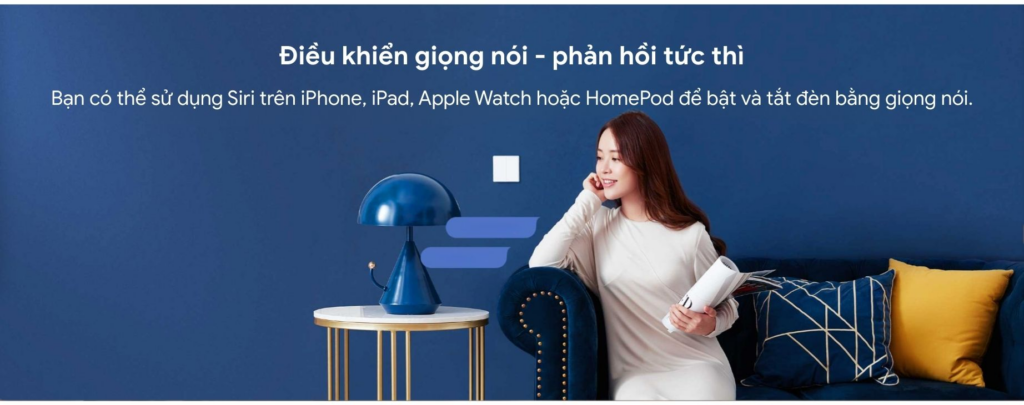 Aqara D1 có thể điều khiển từ xa qua app hoặc giọng nói tiện lợi